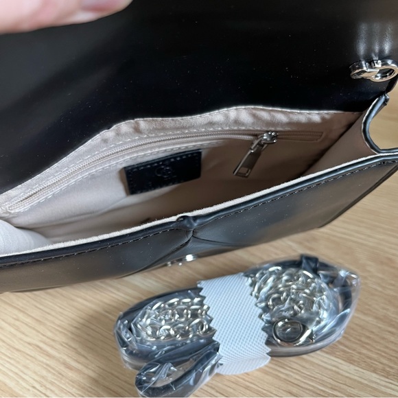 Black Fringe Tassel Crossbody Bag - Glitzy Girlz - Picture 3 of 8